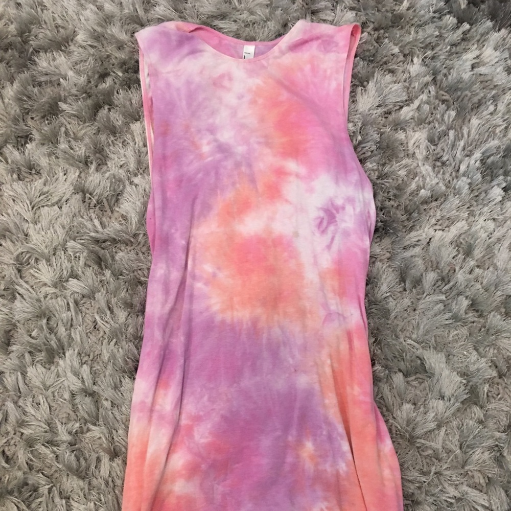 American Apparel tie-dye sundress